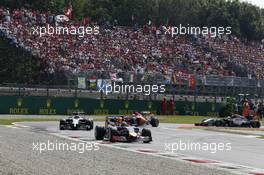 Sebastian Vettel (GER) Red Bull Racing RB10. 07.09.2014. Formula 1 World Championship, Rd 13, Italian Grand Prix, Monza, Italy, Race Day.