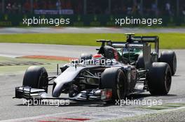 Adrian Sutil (GER) Sauber C33. 07.09.2014. Formula 1 World Championship, Rd 13, Italian Grand Prix, Monza, Italy, Race Day.