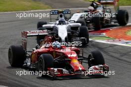 Fernando Alonso (ESP) Ferrari F14-T. 07.09.2014. Formula 1 World Championship, Rd 13, Italian Grand Prix, Monza, Italy, Race Day.