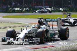 Lewis Hamilton (GBR) Mercedes AMG F1 W05. 07.09.2014. Formula 1 World Championship, Rd 13, Italian Grand Prix, Monza, Italy, Race Day.