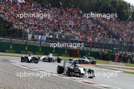 Nico Rosberg (GER) Mercedes AMG F1 W05. 07.09.2014. Formula 1 World Championship, Rd 13, Italian Grand Prix, Monza, Italy, Race Day.