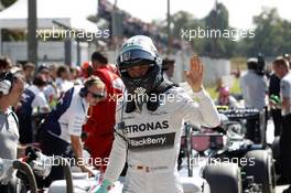 Nico Rosberg (GER) Mercedes AMG F1 in parc ferme. 06.09.2014. Formula 1 World Championship, Rd 13, Italian Grand Prix, Monza, Italy, Qualifying Day.