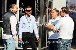 (L to R): Colin Kolles (GER) Caterham F1 Team Advisor with Kevin Weeda (USA);  Stefan Johansson (SWE); and Jonathan Williams (GBR). 06.09.2014. Formula 1 World Championship, Rd 13, Italian Grand Prix, Monza, Italy, Qualifying Day.