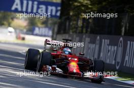 Fernando Alonso (ESP) Ferrari F14-T. 06.09.2014. Formula 1 World Championship, Rd 13, Italian Grand Prix, Monza, Italy, Qualifying Day.