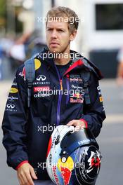 Sebastian Vettel (GER) Red Bull Racing. 07.09.2014. Formula 1 World Championship, Rd 13, Italian Grand Prix, Monza, Italy, Race Day.