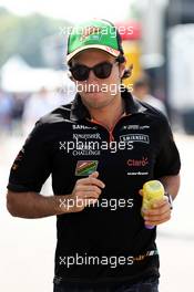 Sergio Perez (MEX) Sahara Force India F1. 07.09.2014. Formula 1 World Championship, Rd 13, Italian Grand Prix, Monza, Italy, Race Day.