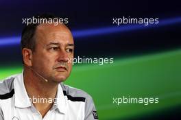 Jonathan Neale (GBR) McLaren Chief Operating Officer in the FIA Press Conference. 03.10.2014. Formula 1 World Championship, Rd 15, Japanese Grand Prix, Suzuka, Japan, Practice Day.