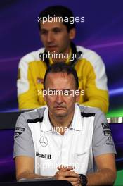 Jonathan Neale (GBR) McLaren Chief Operating Officer in the FIA Press Conference. 03.10.2014. Formula 1 World Championship, Rd 15, Japanese Grand Prix, Suzuka, Japan, Practice Day.