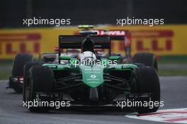 Kamui Kobayashi (JPN) Caterham CT05. 05.10.2014. Formula 1 World Championship, Rd 15, Japanese Grand Prix, Suzuka, Japan, Race Day.