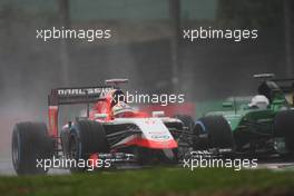 Jules Bianchi (FRA) Marussia F1 Team MR03. 05.10.2014. Formula 1 World Championship, Rd 15, Japanese Grand Prix, Suzuka, Japan, Race Day.
