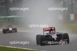 Daniil Kvyat (RUS) Scuderia Toro Rosso STR9. 05.10.2014. Formula 1 World Championship, Rd 15, Japanese Grand Prix, Suzuka, Japan, Race Day.