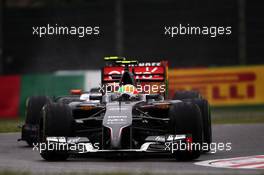 Esteban Gutierrez (MEX) Sauber C33. 05.10.2014. Formula 1 World Championship, Rd 15, Japanese Grand Prix, Suzuka, Japan, Race Day.