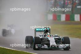 Lewis Hamilton (GBR) Mercedes AMG F1 W05. 05.10.2014. Formula 1 World Championship, Rd 15, Japanese Grand Prix, Suzuka, Japan, Race Day.