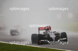 Adrian Sutil (GER) Sauber C33. 05.10.2014. Formula 1 World Championship, Rd 15, Japanese Grand Prix, Suzuka, Japan, Race Day.