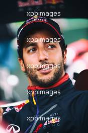 Daniel Ricciardo (AUS) Red Bull Racing on the drivers parade. 05.10.2014. Formula 1 World Championship, Rd 15, Japanese Grand Prix, Suzuka, Japan, Race Day.