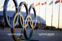 The Sochi Autodrom - Olympic Rings. 10.10.2014. Formula 1 World Championship, Rd 16, Russian Grand Prix, Sochi Autodrom, Sochi, Russia, Practice Day.