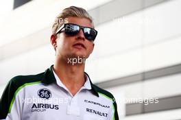 Marcus Ericsson (SWE) Caterham. 10.10.2014. Formula 1 World Championship, Rd 16, Russian Grand Prix, Sochi Autodrom, Sochi, Russia, Practice Day.