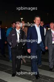 (L to R): Bernie Ecclestone (GBR) with Dmitry Kozak (RUS) Russian Deputy Prime Minister. 10.10.2014. Formula 1 World Championship, Rd 16, Russian Grand Prix, Sochi Autodrom, Sochi, Russia, Practice Day.