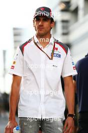 Adrian Sutil (GER) Sauber. 10.10.2014. Formula 1 World Championship, Rd 16, Russian Grand Prix, Sochi Autodrom, Sochi, Russia, Practice Day.