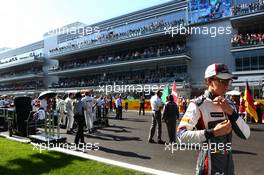 Esteban Gutierrez (MEX) Sauber. 12.10.2014. Formula 1 World Championship, Rd 16, Russian Grand Prix, Sochi Autodrom, Sochi, Russia, Race Day.