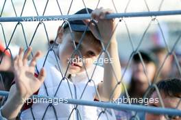A young fan. 12.10.2014. Formula 1 World Championship, Rd 16, Russian Grand Prix, Sochi Autodrom, Sochi, Russia, Race Day.