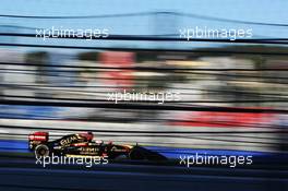 Romain Grosjean (FRA) Lotus F1 E22. 12.10.2014. Formula 1 World Championship, Rd 16, Russian Grand Prix, Sochi Autodrom, Sochi, Russia, Race Day.