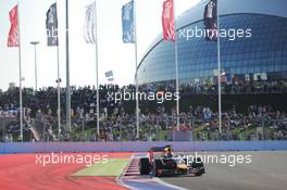 Sebastian Vettel (GER) Red Bull Racing RB10. 12.10.2014. Formula 1 World Championship, Rd 16, Russian Grand Prix, Sochi Autodrom, Sochi, Russia, Race Day.