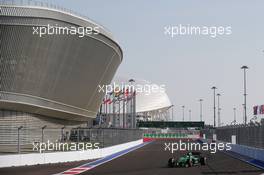 Kamui Kobayashi (JPN) Caterham CT05. 12.10.2014. Formula 1 World Championship, Rd 16, Russian Grand Prix, Sochi Autodrom, Sochi, Russia, Race Day.