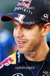 Sebastian Vettel (GER) Red Bull Racing. 11.10.2014. Formula 1 World Championship, Rd 16, Russian Grand Prix, Sochi Autodrom, Sochi, Russia, Qualifying Day.