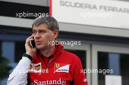 Antonello Coletta (ITA) Ferrari Director of Sport Activities. 11.10.2014. Formula 1 World Championship, Rd 16, Russian Grand Prix, Sochi Autodrom, Sochi, Russia, Qualifying Day.