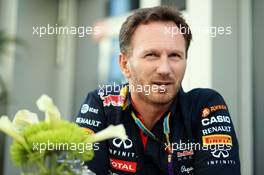 Christian Horner (GBR) Red Bull Racing Team Principal. 11.10.2014. Formula 1 World Championship, Rd 16, Russian Grand Prix, Sochi Autodrom, Sochi, Russia, Qualifying Day.