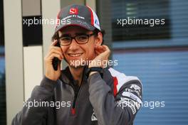 Esteban Gutierrez (MEX) Sauber. 09.10.2014. Formula 1 World Championship, Rd 16, Russian Grand Prix, Sochi Autodrom, Sochi, Russia, Preparation Day.