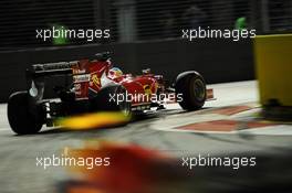Fernando Alonso (ESP) Ferrari F14-T. 21.09.2014. Formula 1 World Championship, Rd 14, Singapore Grand Prix, Singapore, Singapore, Race Day.