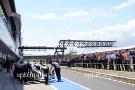 Lewis Hamilton (GBR) Mercedes AMG F1 W05. 09.07.2014. Formula One Testing, Silverstone, England, Wednesday.