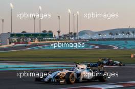 Valtteri Bottas (FIN) Williams FW36. 23.11.2014. Formula 1 World Championship, Rd 19, Abu Dhabi Grand Prix, Yas Marina Circuit, Abu Dhabi, Race Day.