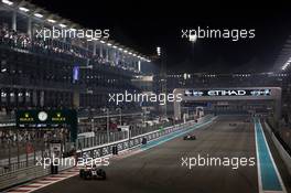 Nico Hulkenberg (GER) Sahara Force India F1 VJM07. 23.11.2014. Formula 1 World Championship, Rd 19, Abu Dhabi Grand Prix, Yas Marina Circuit, Abu Dhabi, Race Day.