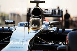 McLaren MP4-29. 20.11.2014. Formula 1 World Championship, Rd 19, Abu Dhabi Grand Prix, Yas Marina Circuit, Abu Dhabi, Preparation Day.