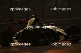 Max Verstappen (NLD) Scuderia Toro Rosso STR9 Test Driver. 25.11.2014. Formula 1 Testing, Day One, Yas Marina Circuit, Abu Dhabi, Tuesday.