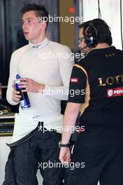 Alex Lynn (GBR), Lotus F1 Team   26.11.2014. Formula 1 Testing, Day Two, Yas Marina Circuit, Abu Dhabi, Wednesday.