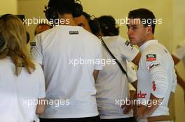 Stoffel Vandoorne (BEL) McLaren Test and Reserve Driver. 26.11.2014. Formula 1 Testing, Day Two, Yas Marina Circuit, Abu Dhabi, Wednesday.