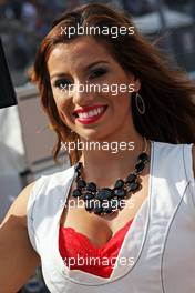 Grid girl. 02.11.2014. Formula 1 World Championship, Rd 17, United States Grand Prix, Austin, Texas, USA, Race Day.