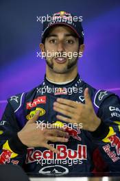 Daniel Ricciardo (AUS) Red Bull Racing in the FIA Press Conference. 02.11.2014. Formula 1 World Championship, Rd 17, United States Grand Prix, Austin, Texas, USA, Race Day.
