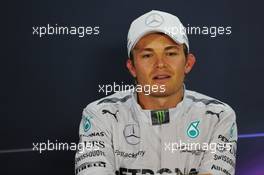 Nico Rosberg (GER) Mercedes AMG F1 in the FIA Press Conference. 02.11.2014. Formula 1 World Championship, Rd 17, United States Grand Prix, Austin, Texas, USA, Race Day.