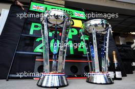 The winners' trophies. 02.11.2014. Formula 1 World Championship, Rd 17, United States Grand Prix, Austin, Texas, USA, Race Day.