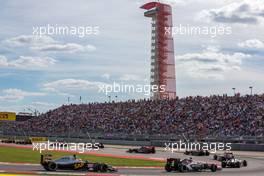 Jenson Button (GBR) McLaren MP4-29. 02.11.2014. Formula 1 World Championship, Rd 17, United States Grand Prix, Austin, Texas, USA, Race Day.