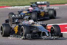 Kevin Magnussen (DEN) McLaren MP4-29. 02.11.2014. Formula 1 World Championship, Rd 17, United States Grand Prix, Austin, Texas, USA, Race Day.