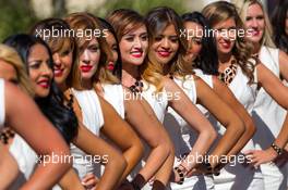 Grid girls. 01.11.2014. Formula 1 World Championship, Rd 17, United States Grand Prix, Austin, Texas, USA, Qualifying Day.