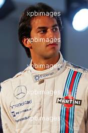 Felipe Nasr (BRA) Williams Test and Reserve Driver. 06.03.2014. Formula One Launch, Williams FW36 Official Unveiling, London, England.