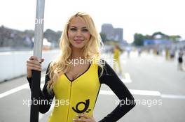 grid girl 28.06.2014. FIA F3 European Championship 2014, Round 6, Race 1, Norisring, Nürnberg
