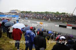 Max Verstappen (NED) VAN AMERSFOORT RACING Dallara F312 Volkswagen, spectators, tribunes 28.06.2014. FIA F3 European Championship 2014, Round 6, Race 2, Norisring, Nürnberg